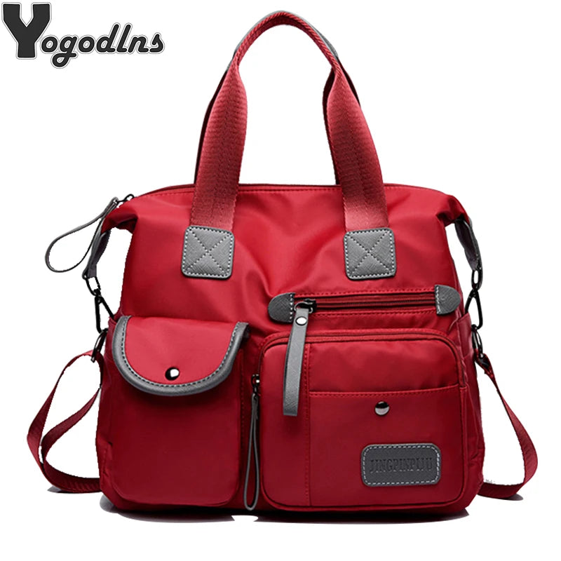 Multifunctional Nylon Shoulder Bag