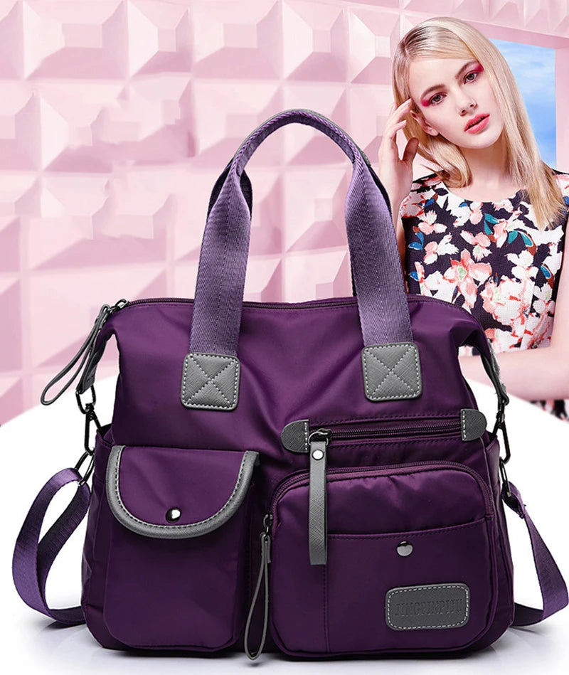 Multifunctional Nylon Shoulder Bag