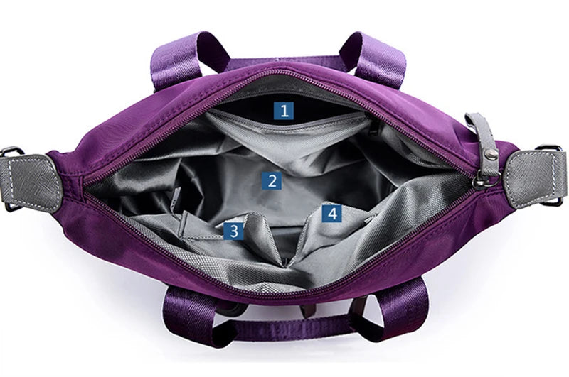 Multifunctional Nylon Shoulder Bag