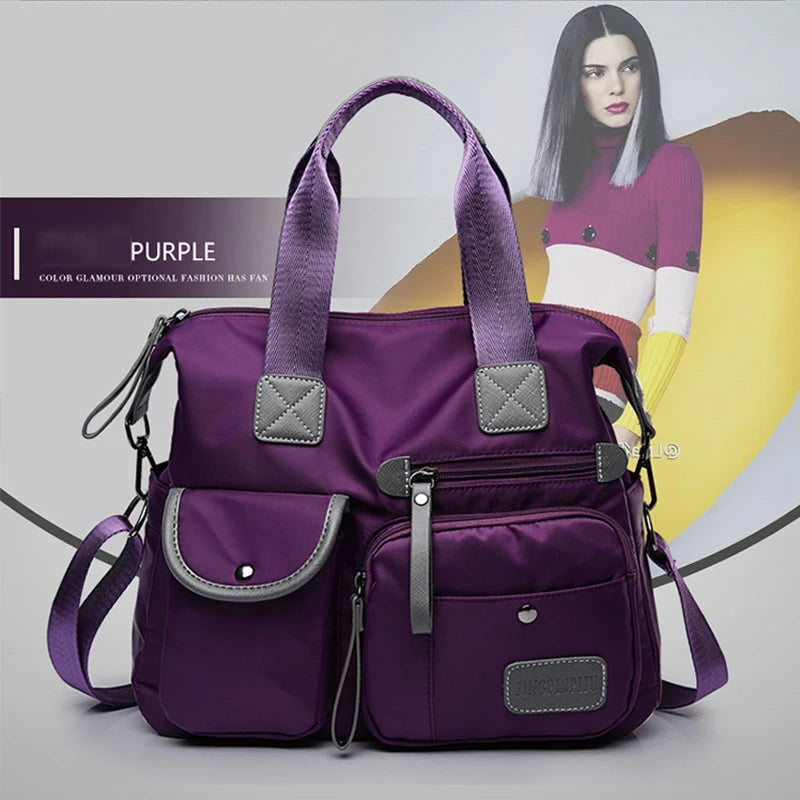 Multifunctional Nylon Shoulder Bag