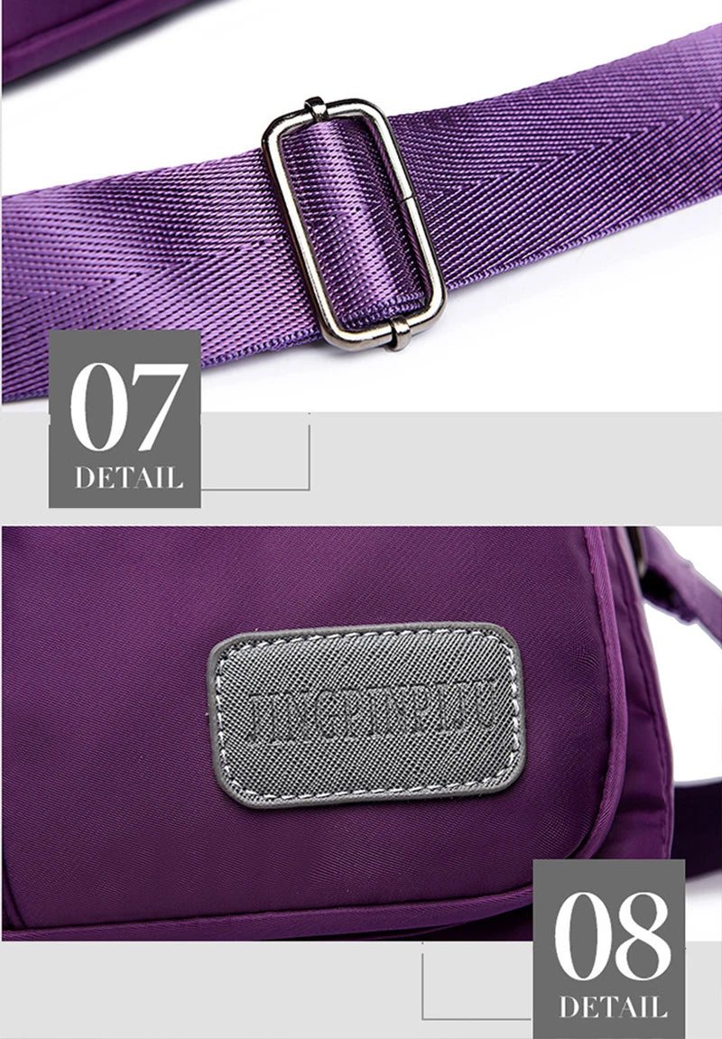Multifunctional Nylon Shoulder Bag