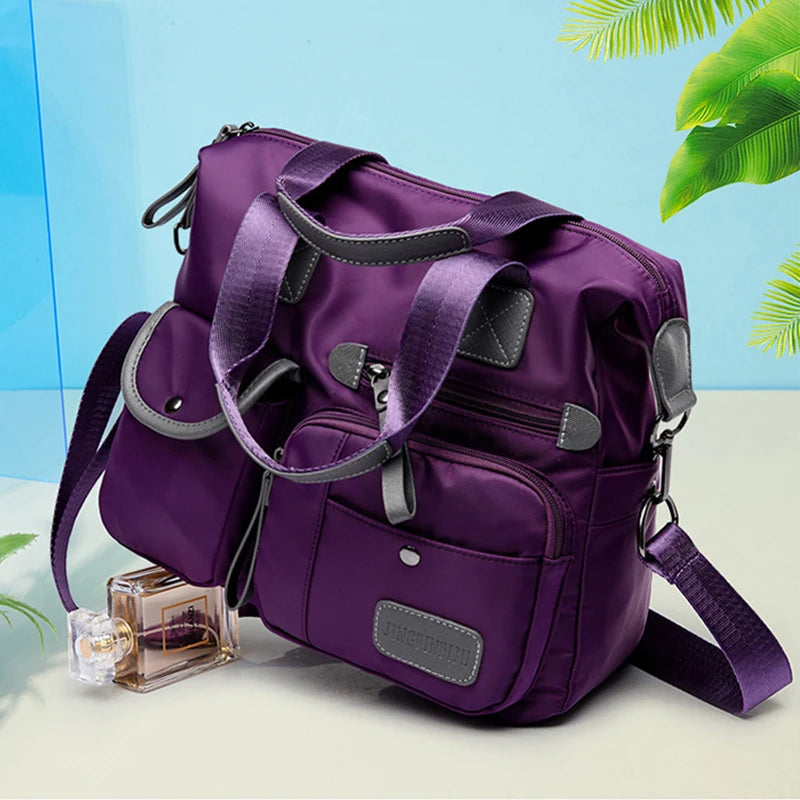 Multifunctional Nylon Shoulder Bag