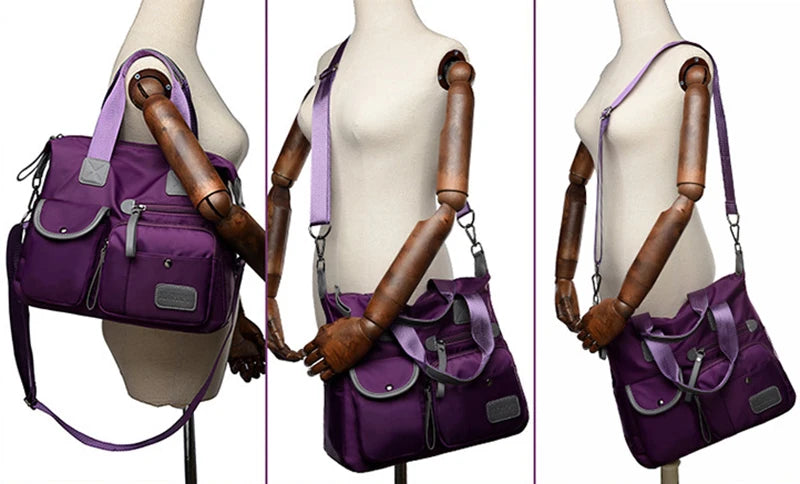 Multifunctional Nylon Shoulder Bag