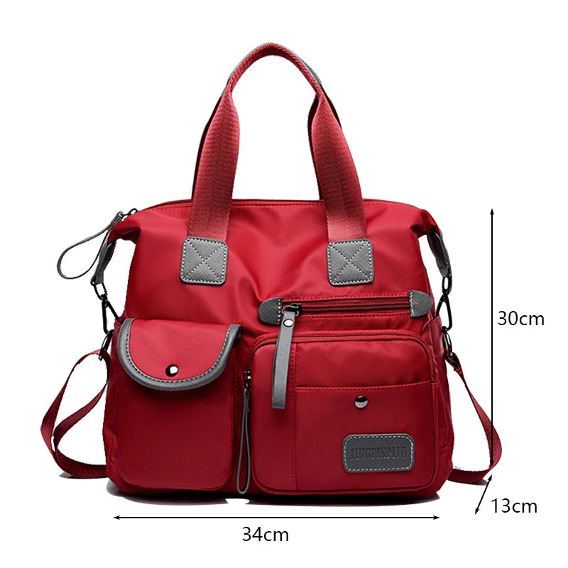 Multifunctional Nylon Shoulder Bag