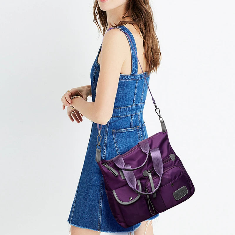 Multifunctional Nylon Shoulder Bag