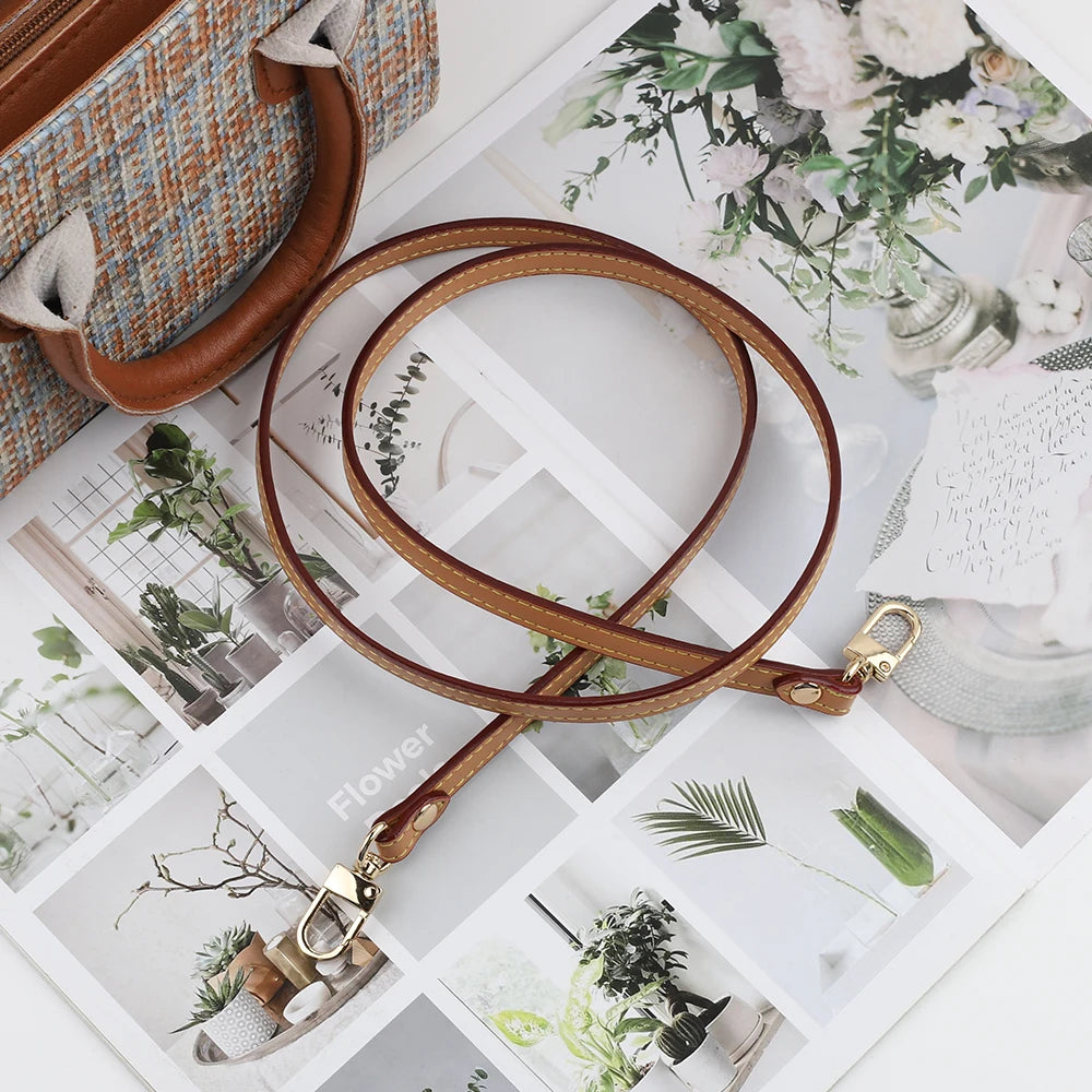 Genuine Cowhide Leather Bag Strap – 100cm/110cm Replacement Belt for Handbags, Shoulder & Crossbody Bags