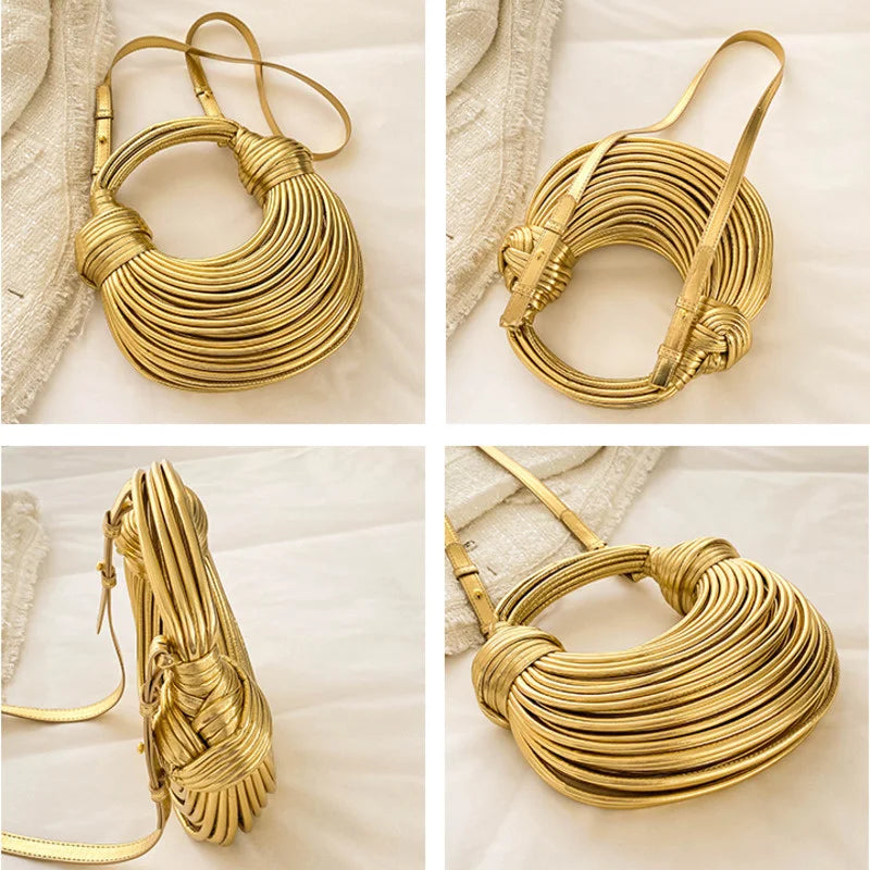 Luxury Handwoven Hobo Bag