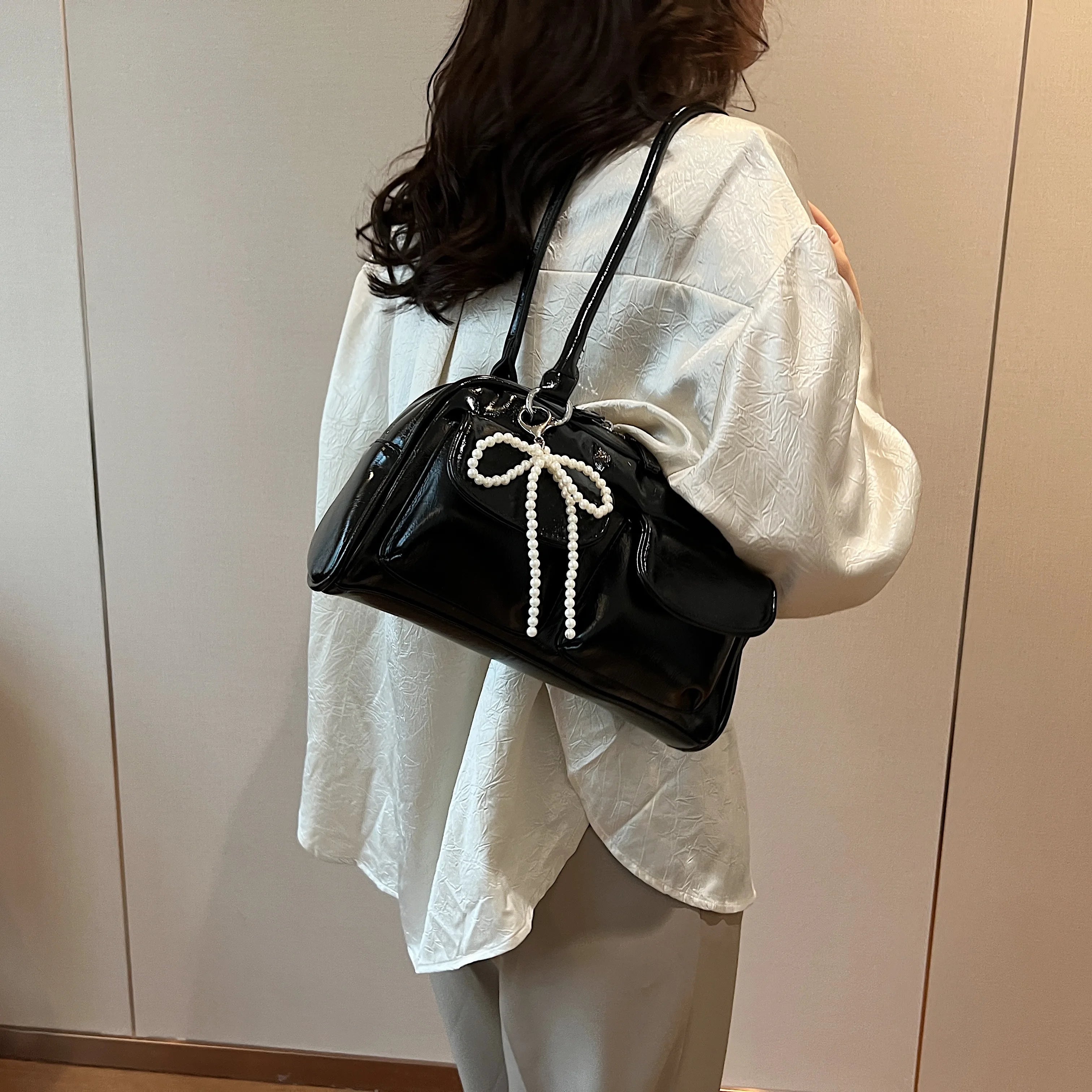 Fashionable Underarm Bow Bag for Women