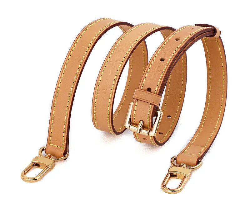Adjustable Genuine Leather Bag Strap