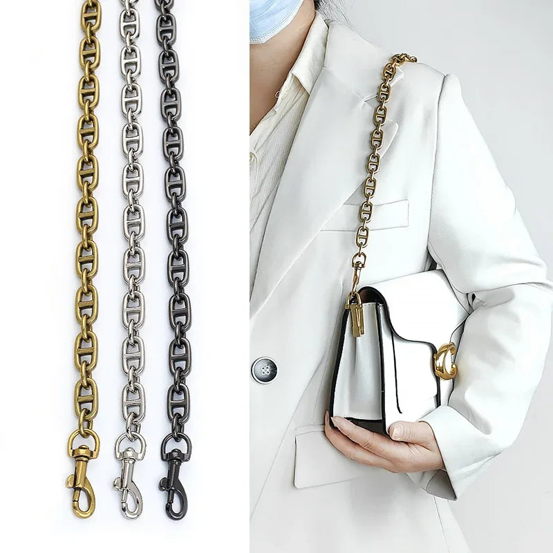 Pig Nose Chain Bag Strap