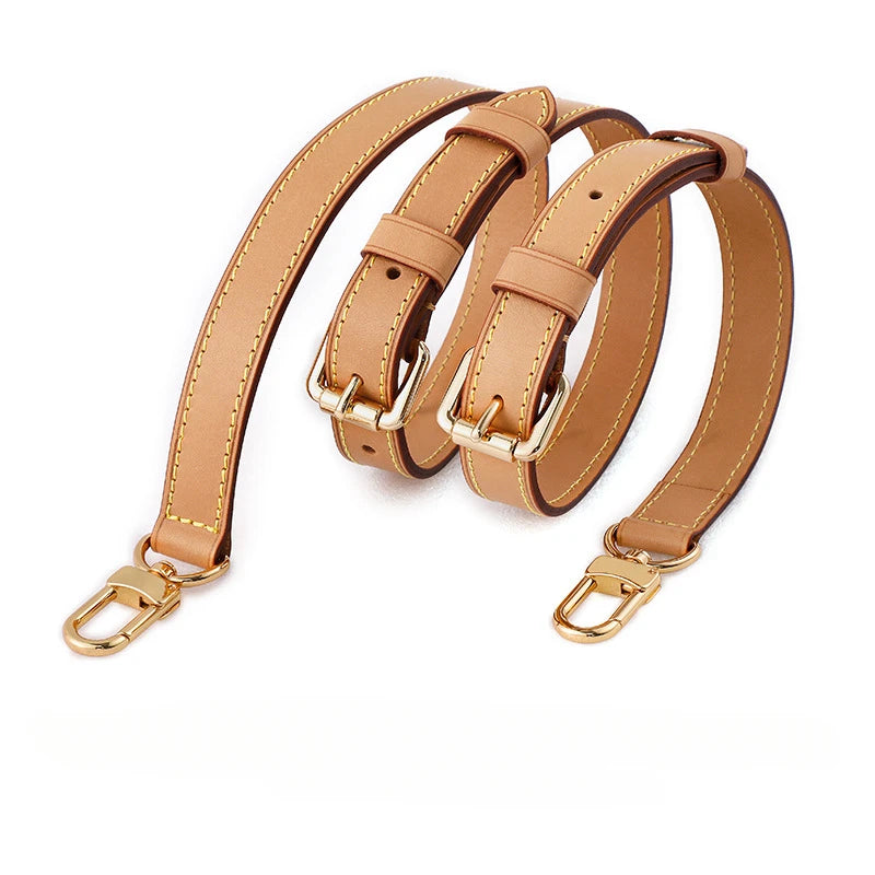 Adjustable Genuine Leather Bag Strap