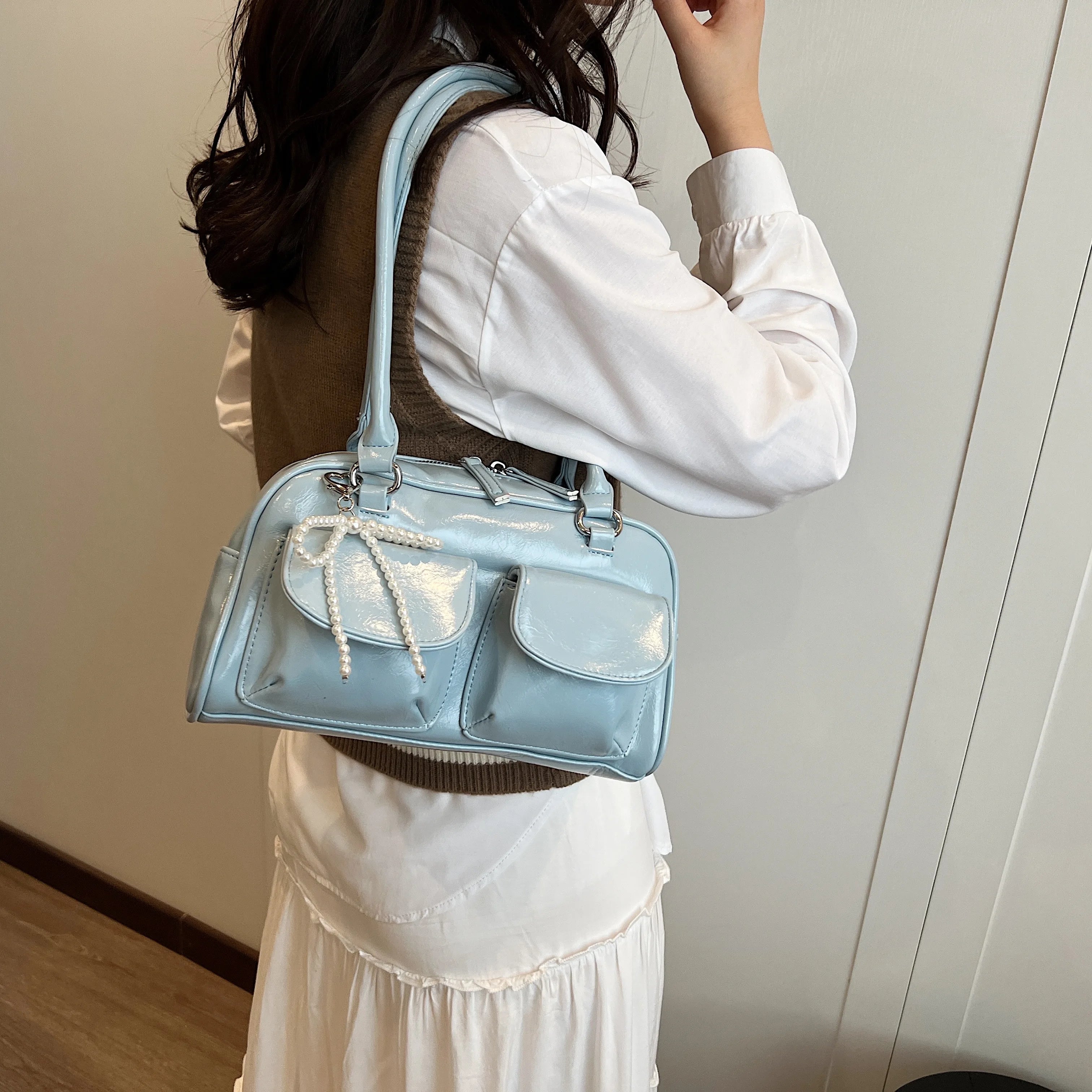 Fashionable Underarm Bow Bag for Women