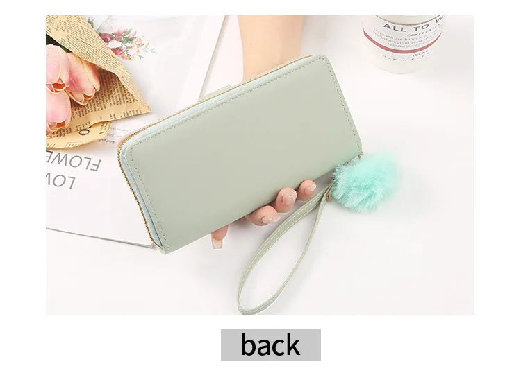 Women's Long Wallet – Large Capacity Wristlet Clutch