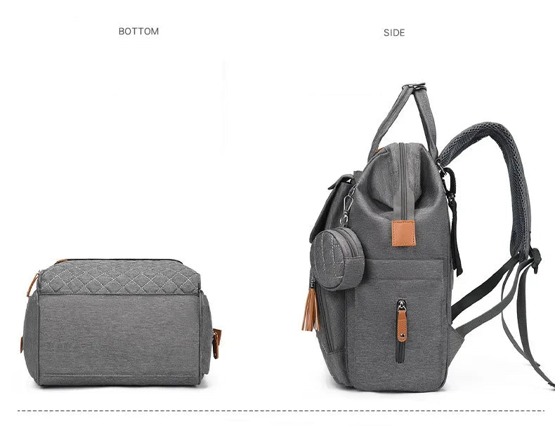 Multi-Compartment Mommy Diaper Backpack