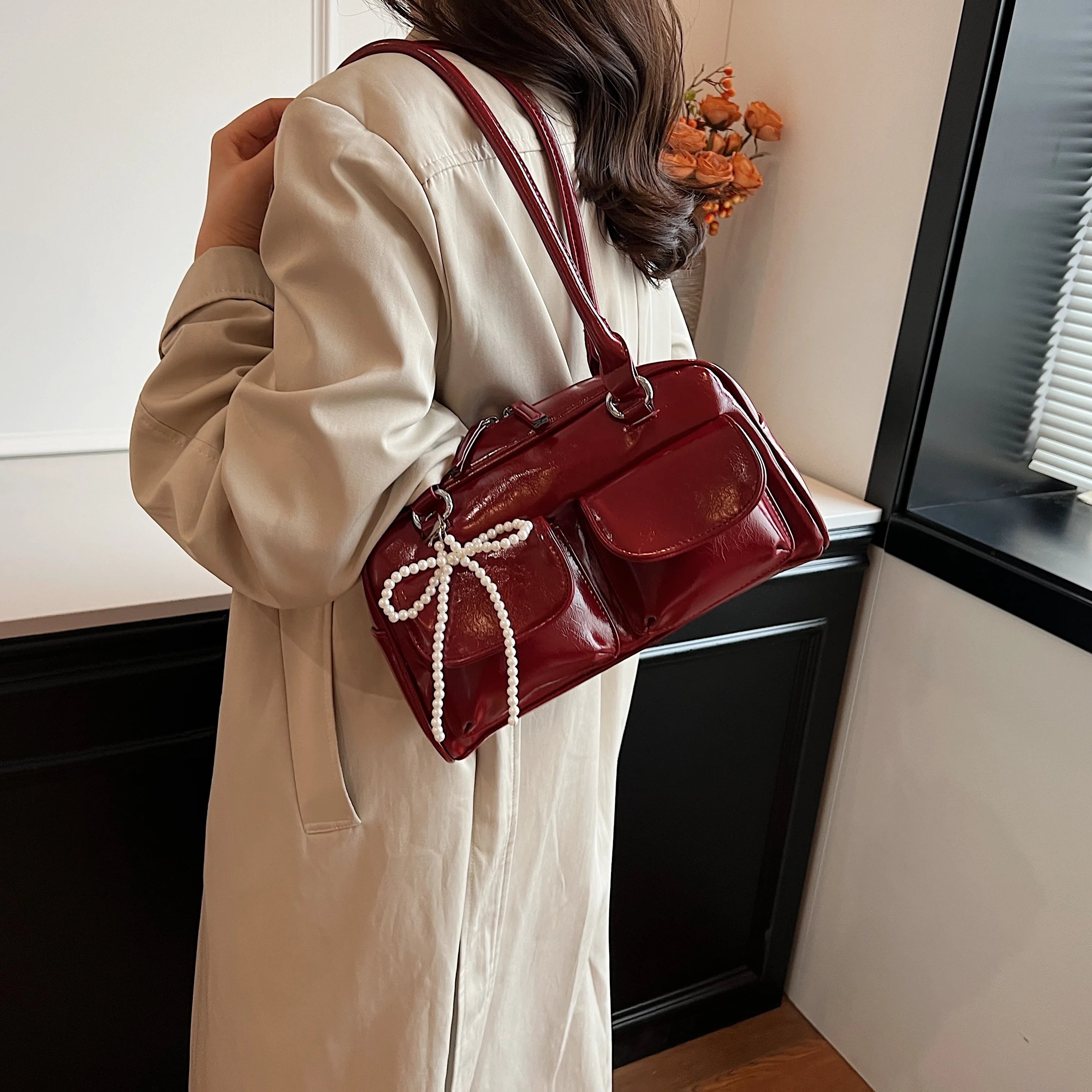 Fashionable Underarm Bow Bag for Women