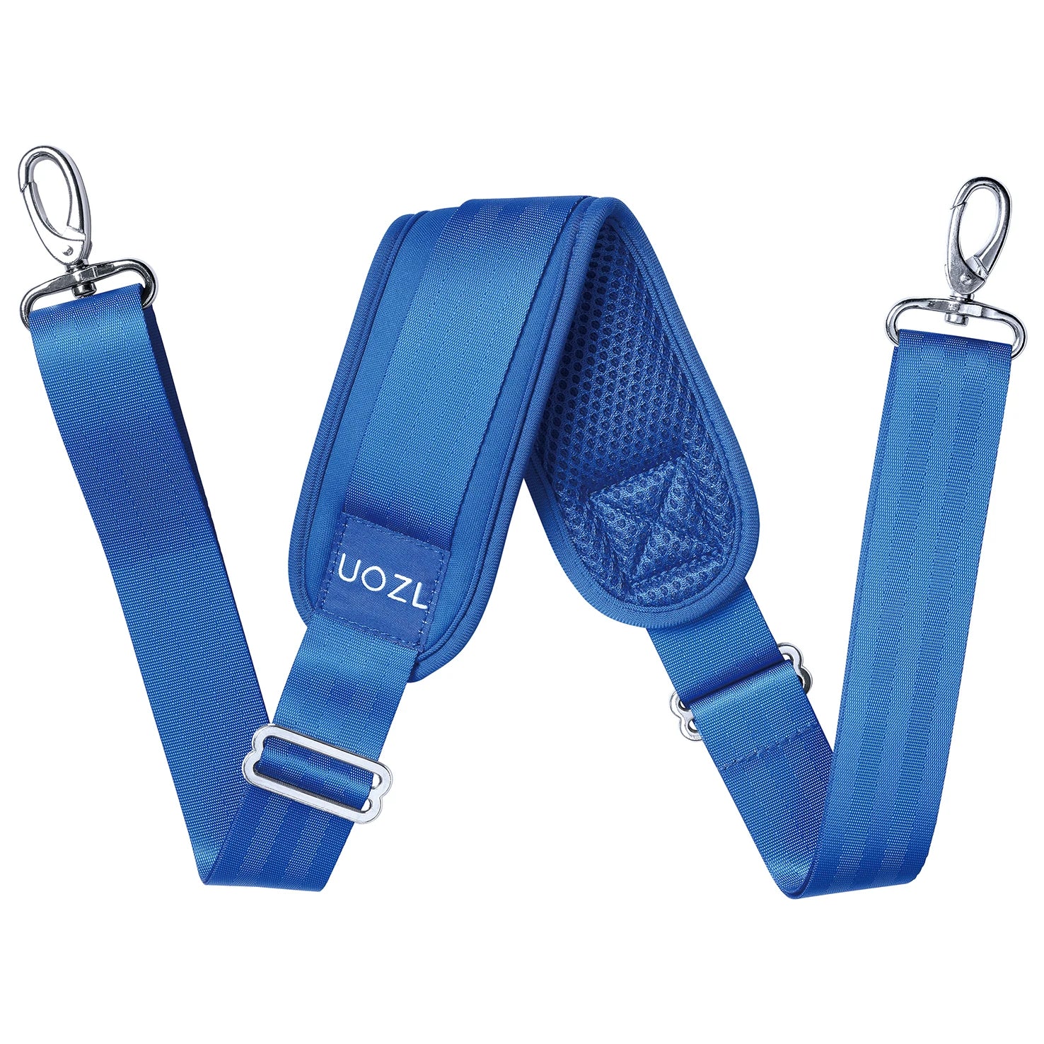 UOZL 79-Inch Adjustable Fabric Shoulder Strap – With Soft Pad & Alloy Hooks for Laptop Bags, Luggage & More