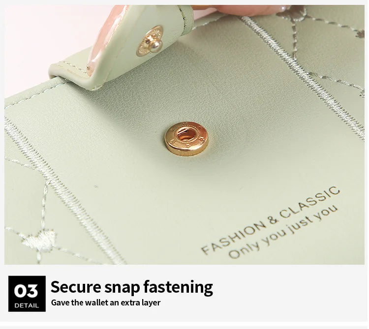 Women's Long Wallet – Large Capacity Wristlet Clutch