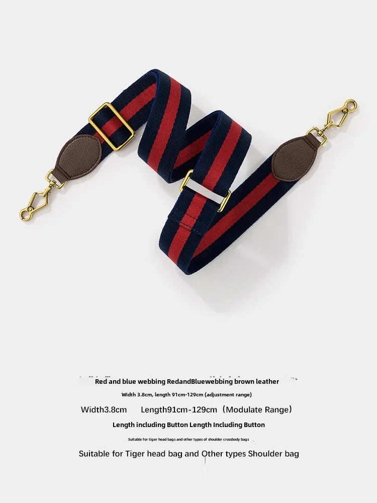 Adjustable Tiger Head Bag Strap – Stylish Nylon Shoulder Belt for G Home & Camera Bags