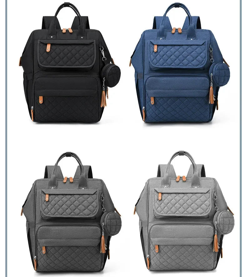Multi-Compartment Mommy Diaper Backpack