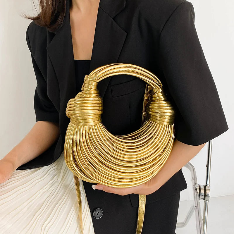 Luxury Handwoven Hobo Bag