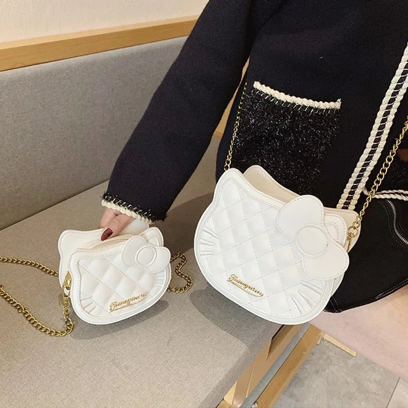Hello Kitty Rhombic Shoulder Bag – Cute & Trendy Cartoon Wallet Purse