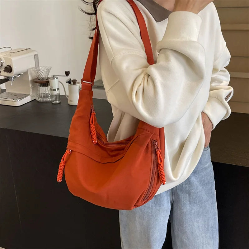 High Capacity Nylon Shoulder Bag