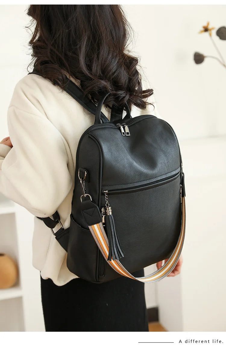 Leather Backpack Purse For Women Designer Travel Backpack