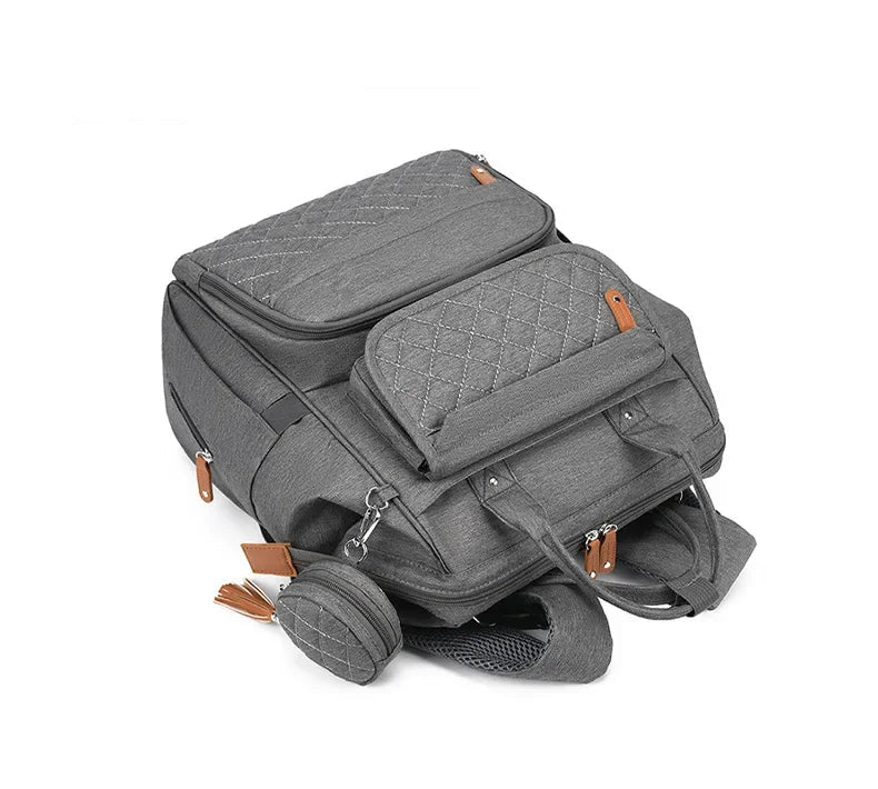 Multi-Compartment Mommy Diaper Backpack