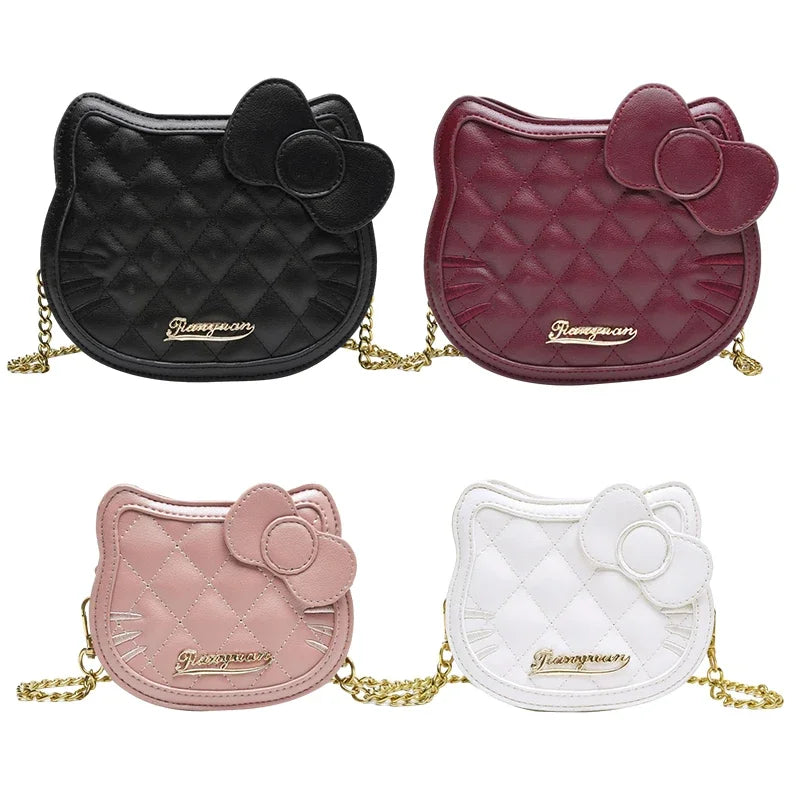 Hello Kitty Rhombic Shoulder Bag – Cute & Trendy Cartoon Wallet Purse