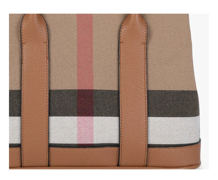 Plaid Designer Shoulder Bag
