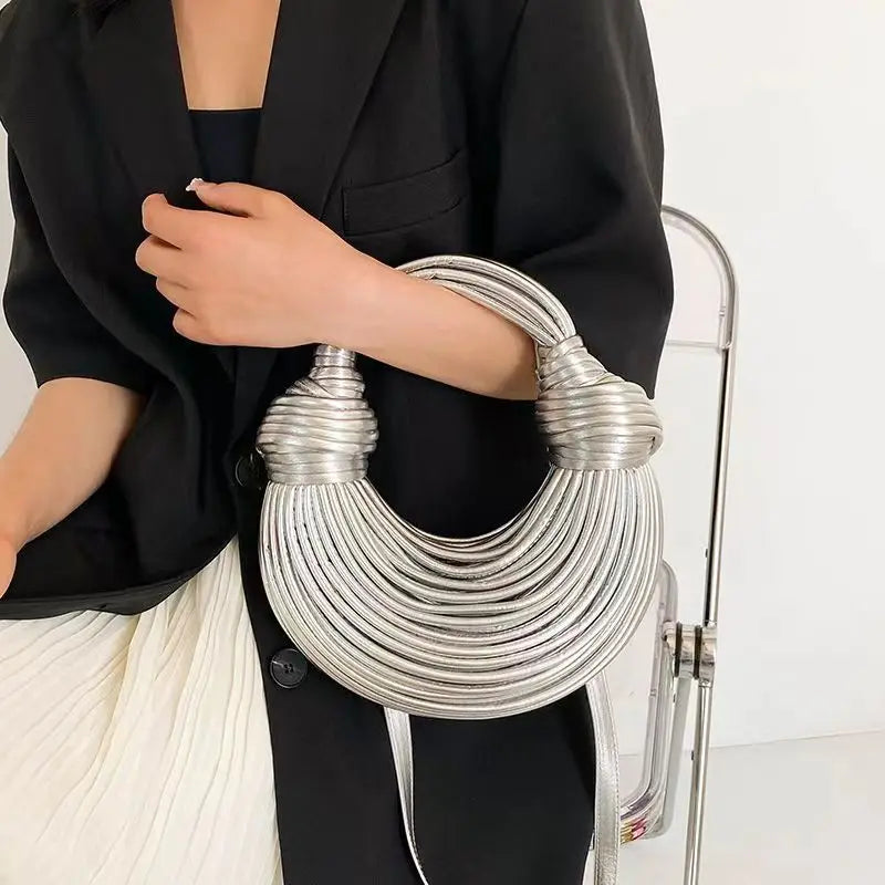 Luxury Handwoven Hobo Bag