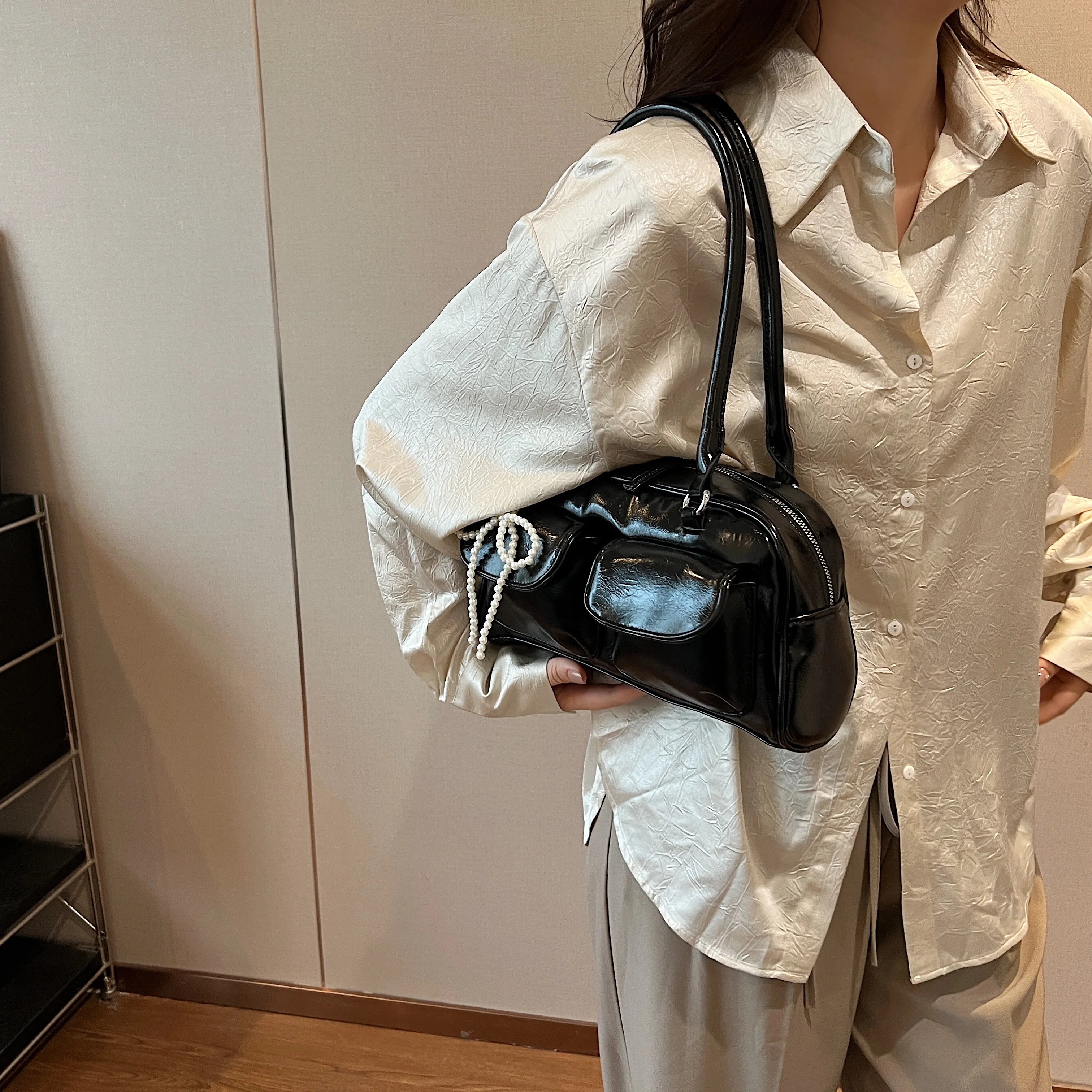 Fashionable Underarm Bow Bag for Women
