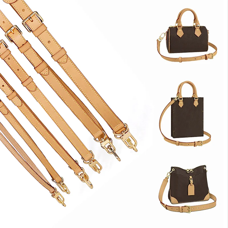 Adjustable Genuine Leather Bag Strap