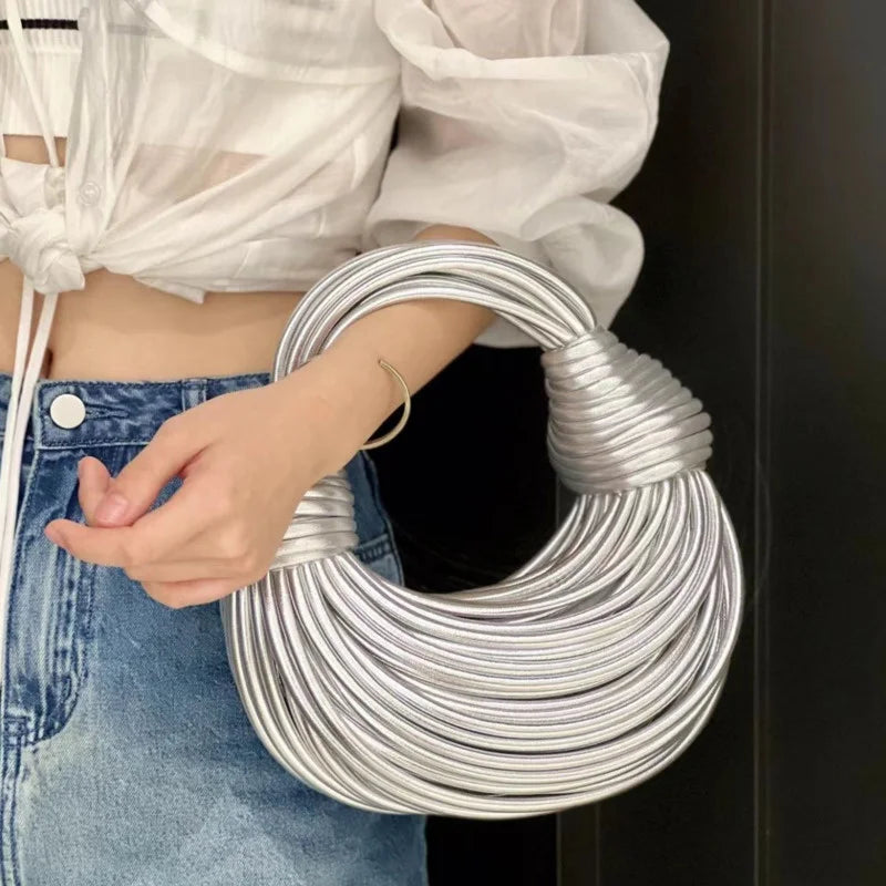 Luxury Handwoven Hobo Bag