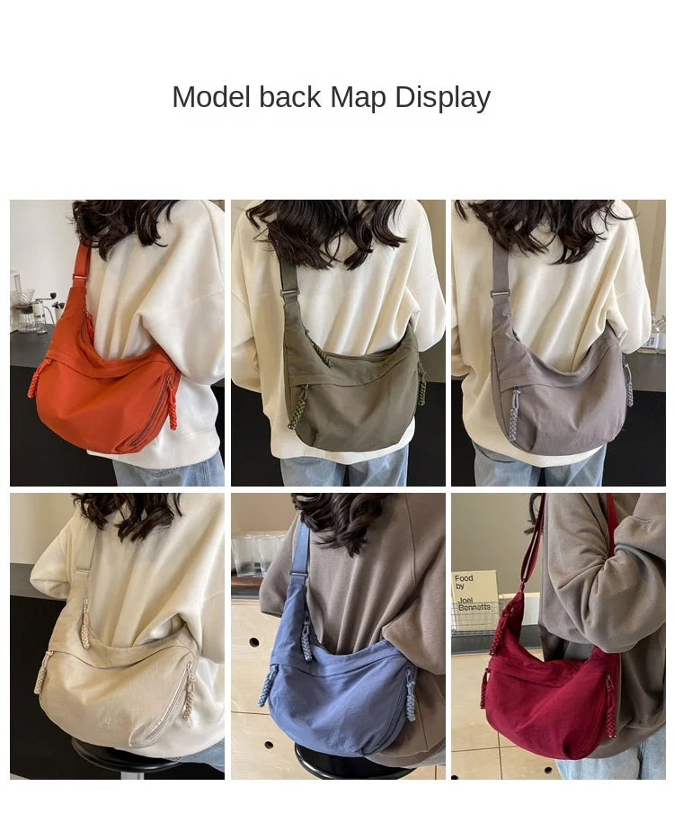 High Capacity Nylon Shoulder Bag