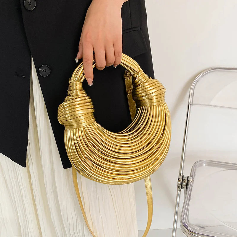 Luxury Handwoven Hobo Bag