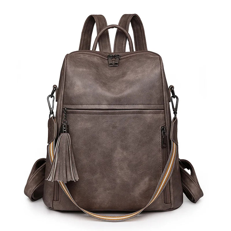 Leather Backpack Purse For Women Designer Travel Backpack