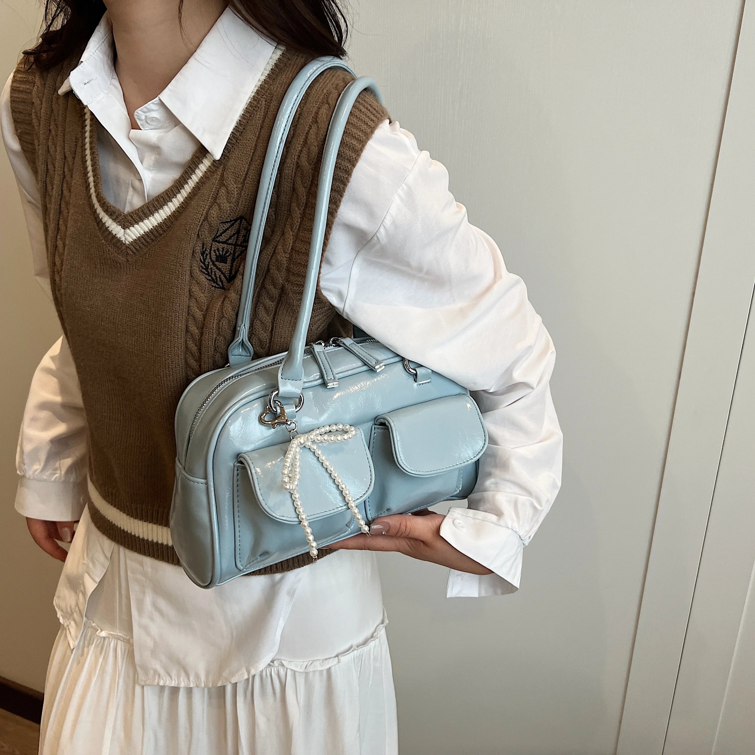 Fashionable Underarm Bow Bag for Women