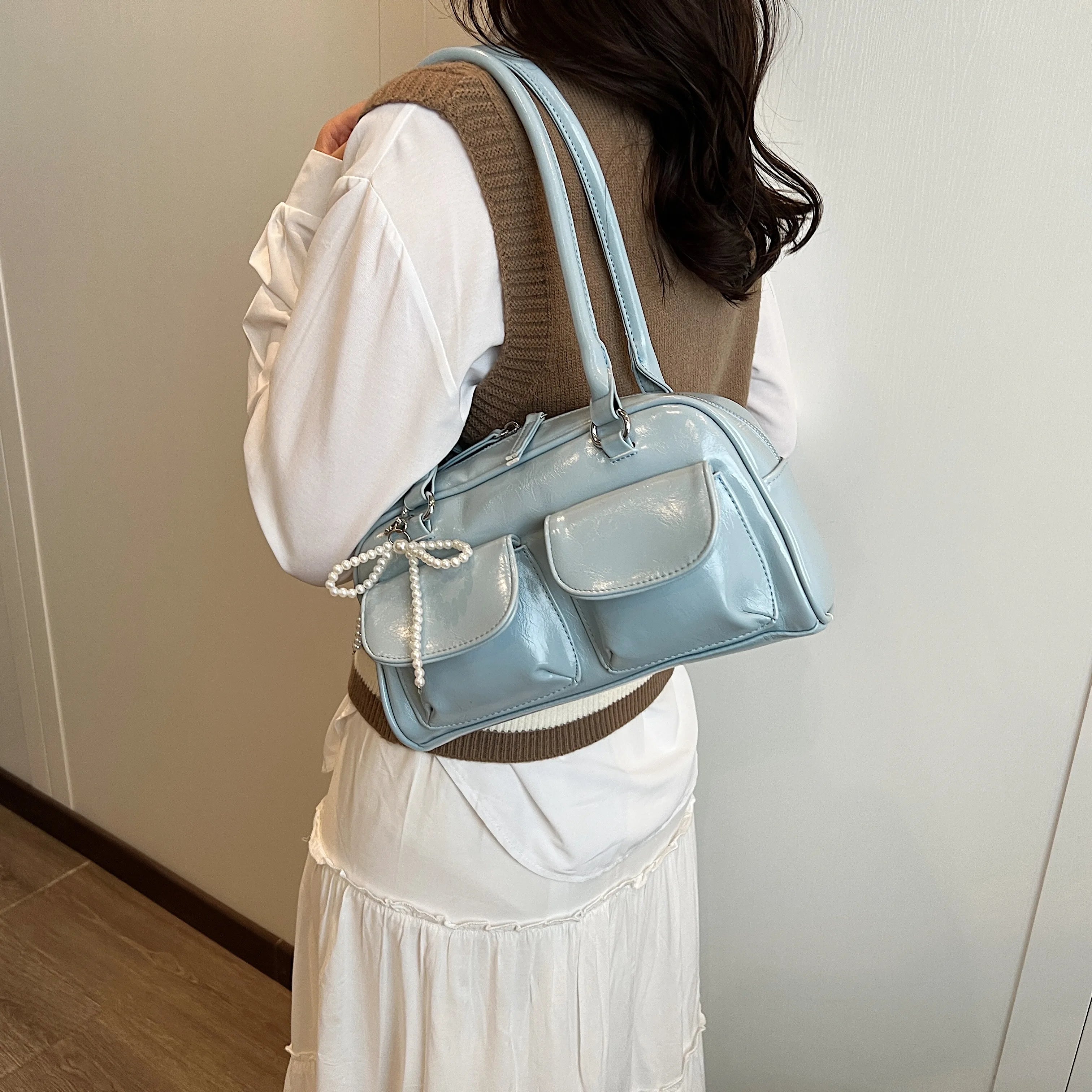 Fashionable Underarm Bow Bag for Women