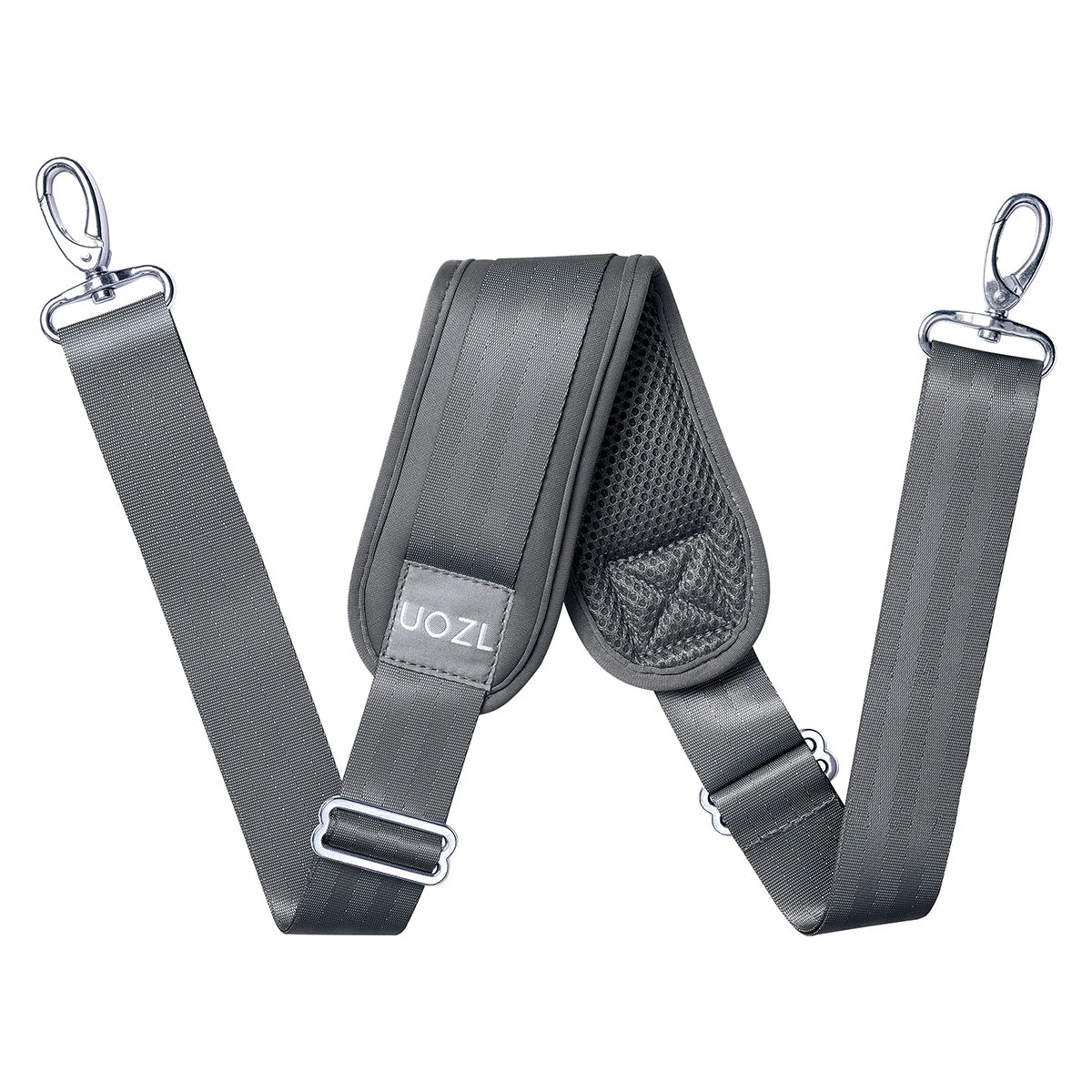 UOZL 79-Inch Adjustable Fabric Shoulder Strap – With Soft Pad & Alloy Hooks for Laptop Bags, Luggage & More