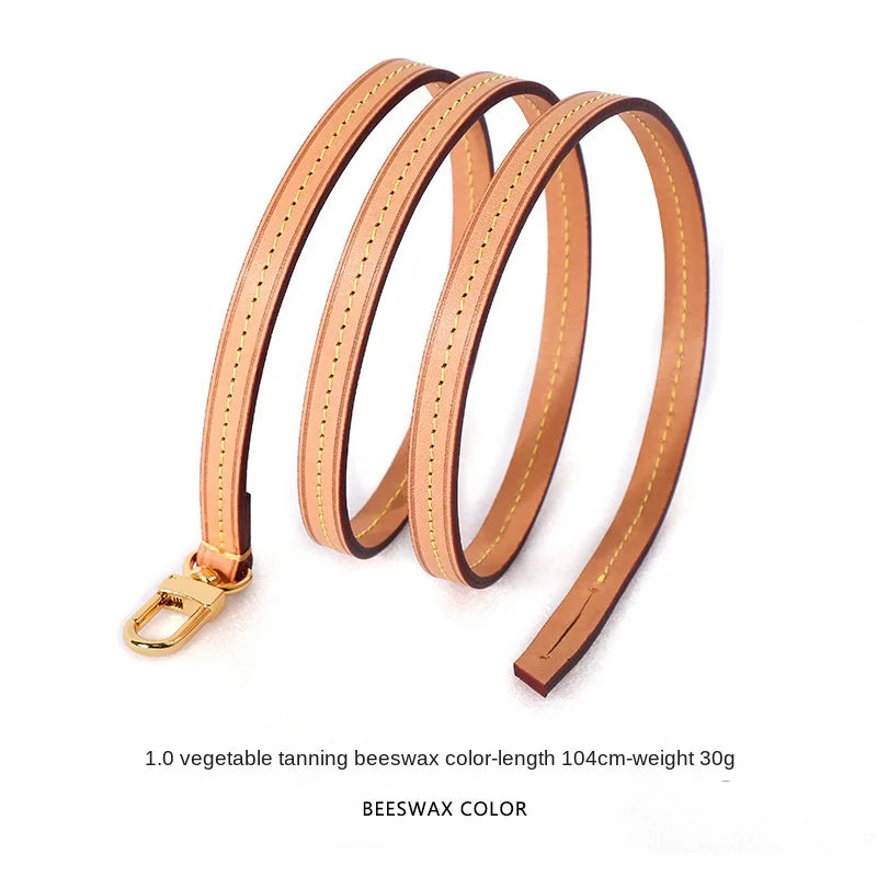 Adjustable Genuine Leather Bag Strap