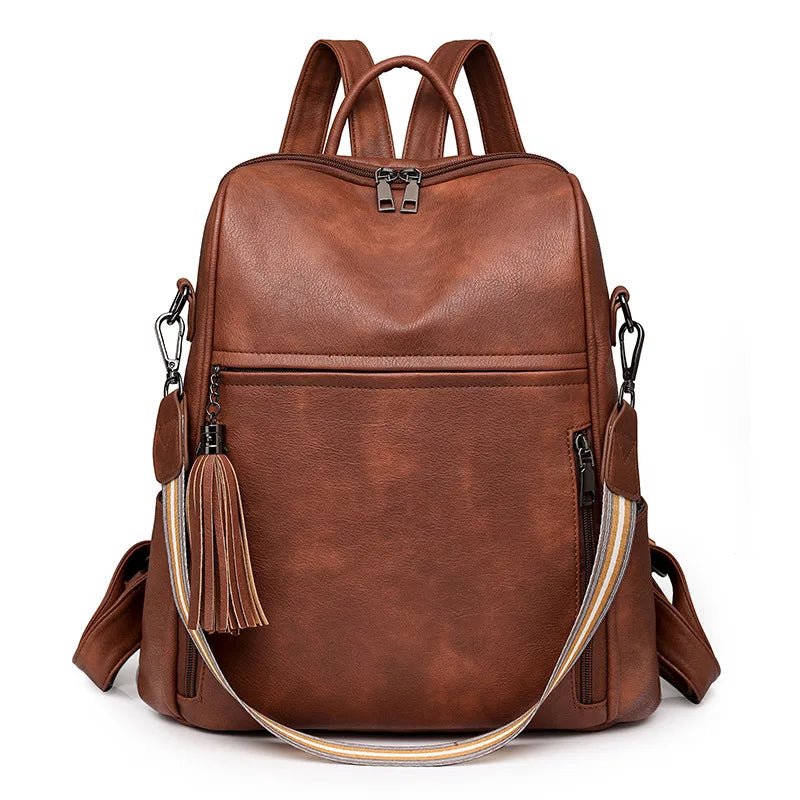 Leather Backpack Purse For Women Designer Travel Backpack