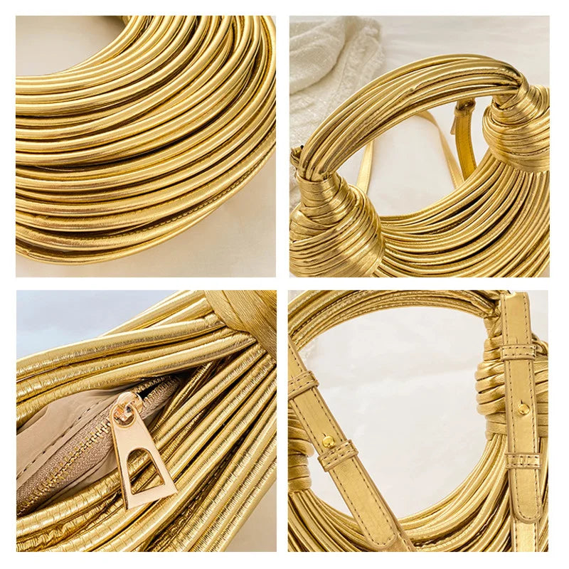Luxury Handwoven Hobo Bag