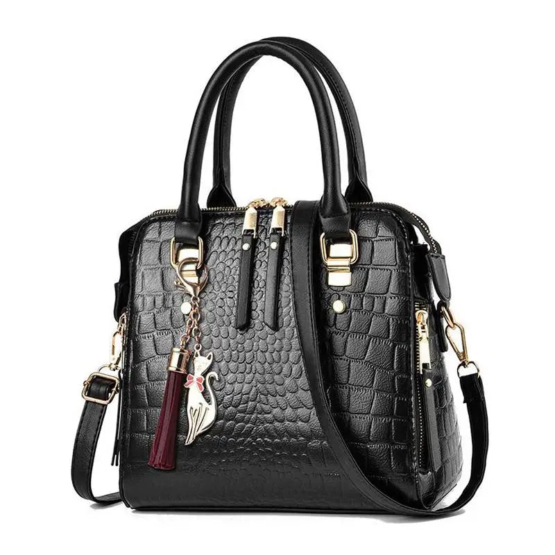 Luxury Crocodile Pattern Handbag