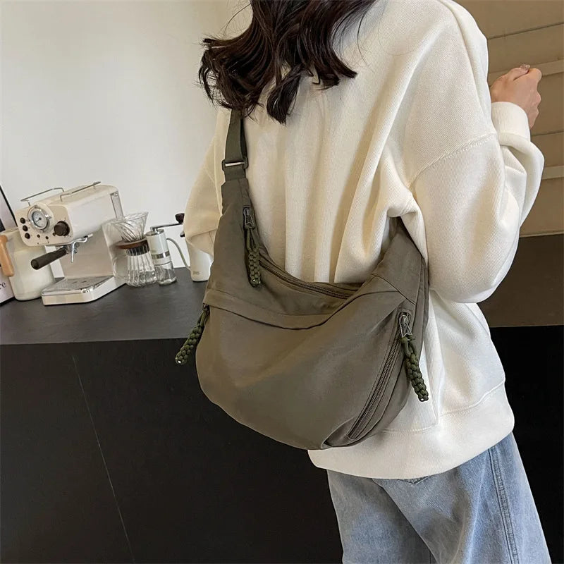 High Capacity Nylon Shoulder Bag
