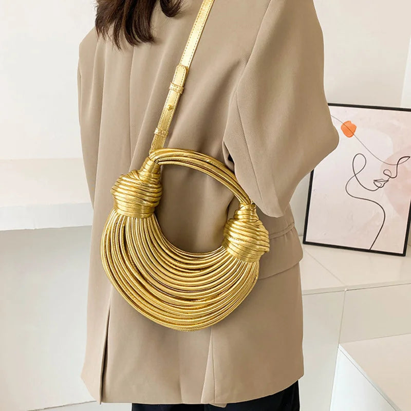 Luxury Handwoven Hobo Bag