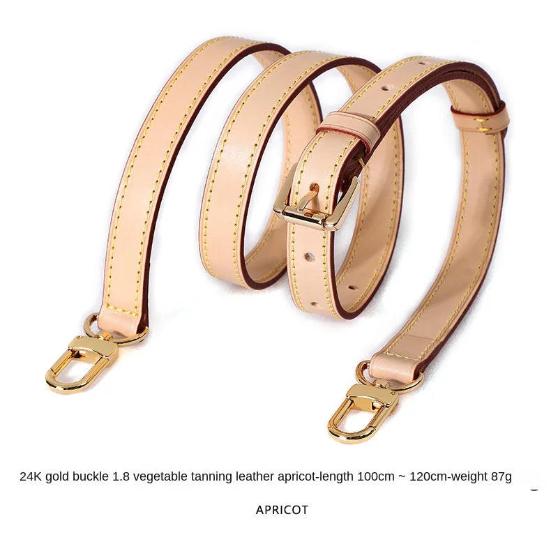 Adjustable Genuine Leather Bag Strap