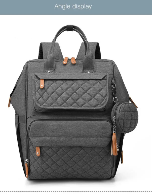 Multi-Compartment Mommy Diaper Backpack