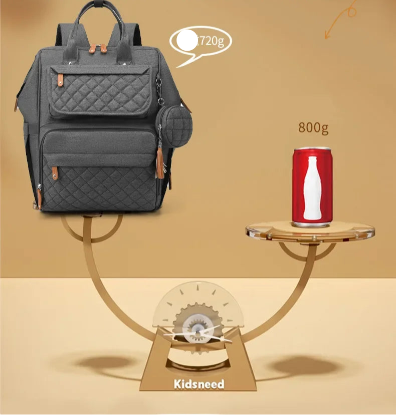 Multi-Compartment Mommy Diaper Backpack