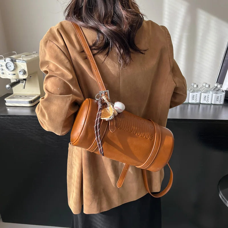 Luxury Cylinder Shoulder Bag